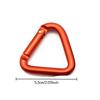 12PCS Aluminum Alloy Triangular Carabiner Buckles The Ultimate Tool for Professional Outdoor Enthusiasts Webbing/compass Hooks