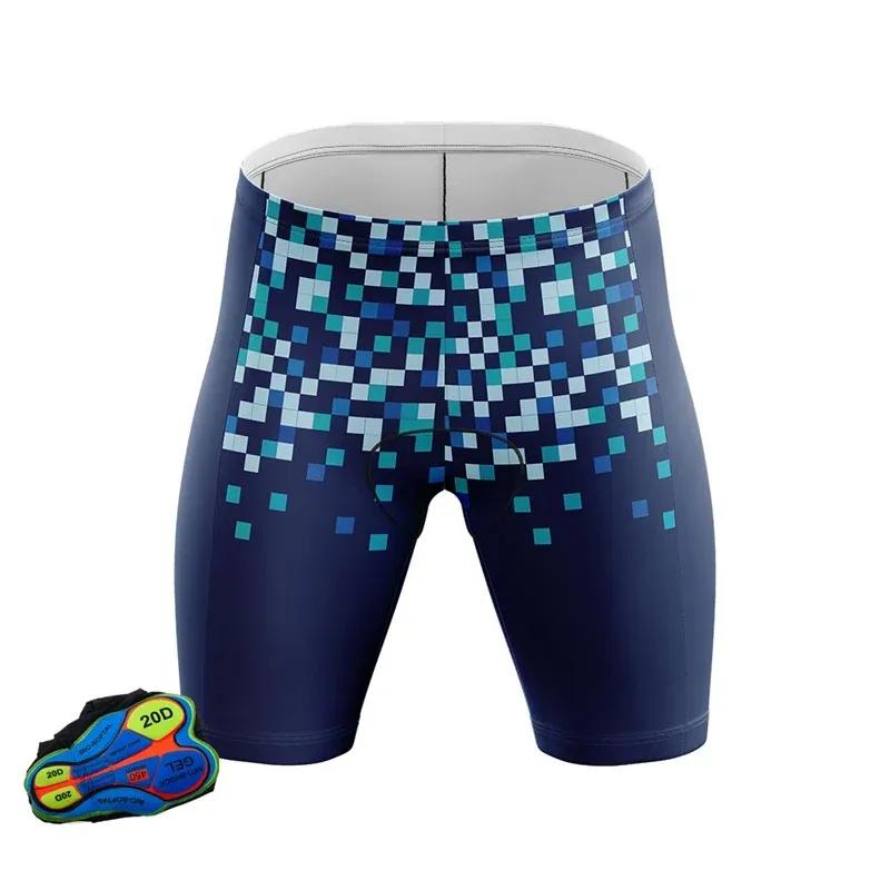 Professionnel Équipe 20D Rembourrage Gel Cuissard de Vélo Hommes Short de Vélo Pantalon de Vélo Collants Vêtements de Sport Vêtements de Vélo