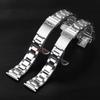 16mm-22mm Watch Band Stretch Adjustment Expansion Strap Stainless Steel Watchband Metal Strap Replacement for Samsung for Seiko