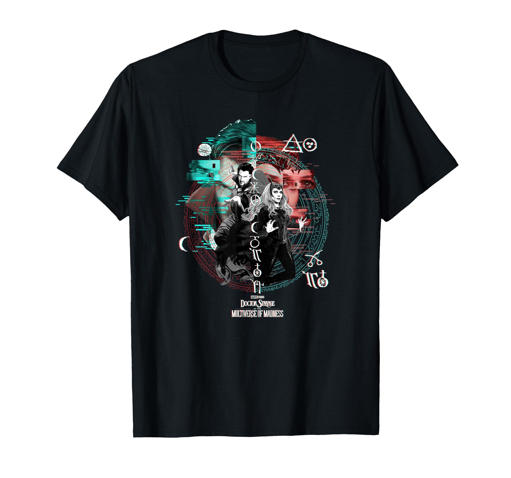

Marvel Doctor Strange in the Multiverse of Madness Glitch T-Shirt
