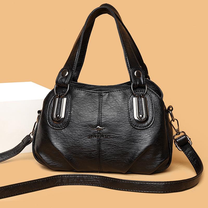 High-End Texture Large Capaci Bag pu leather and New Women's Bag Fashi Commuter Shoulder Bag Handbags for Women wallet