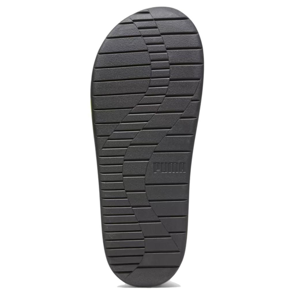PUMA Softride Sandal Comfortable Slide Sandals Men Footwear Black Green 382111-20