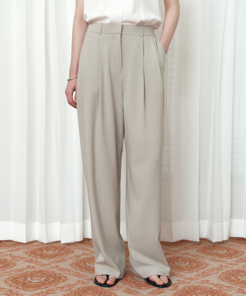 Siyajyu Sipt7205 Breeze Wide Slacks_Khaki Beige