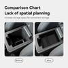 Car Armrest Storage Box Interior Accessories Center Console Tray Tidying ABS For Renault Dacia Duster 2025 2026