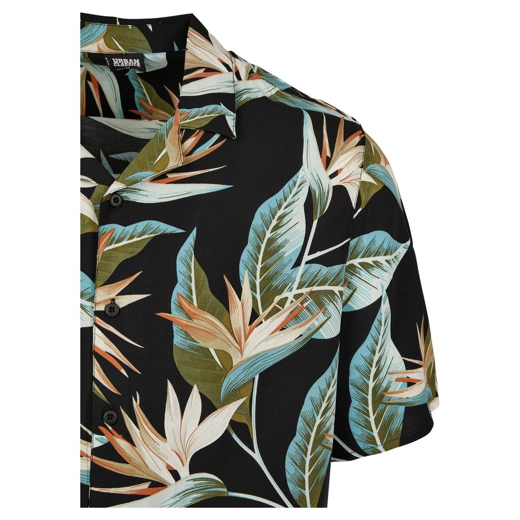 Urban Classics Mens Blossom Resort Shirt