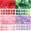 12pcs 20mm Mix Style Acrylic Beads Imitation Pearl Beads Round Spacer Beads For Jewelry Making DIY Crafts Pen Beads Accessories