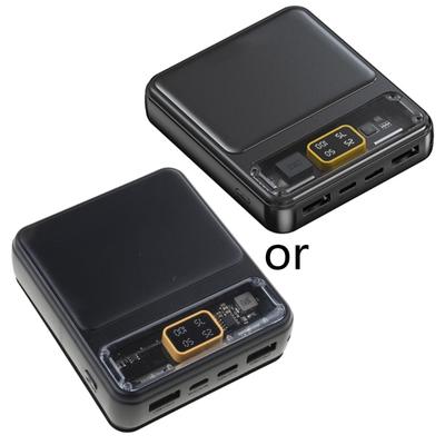 Boîtier de batterie DIY 3x18650 Charge rapide Coques extérieures en plastique Coques de banque d'alimentation Boîtes externes portables sans batterie