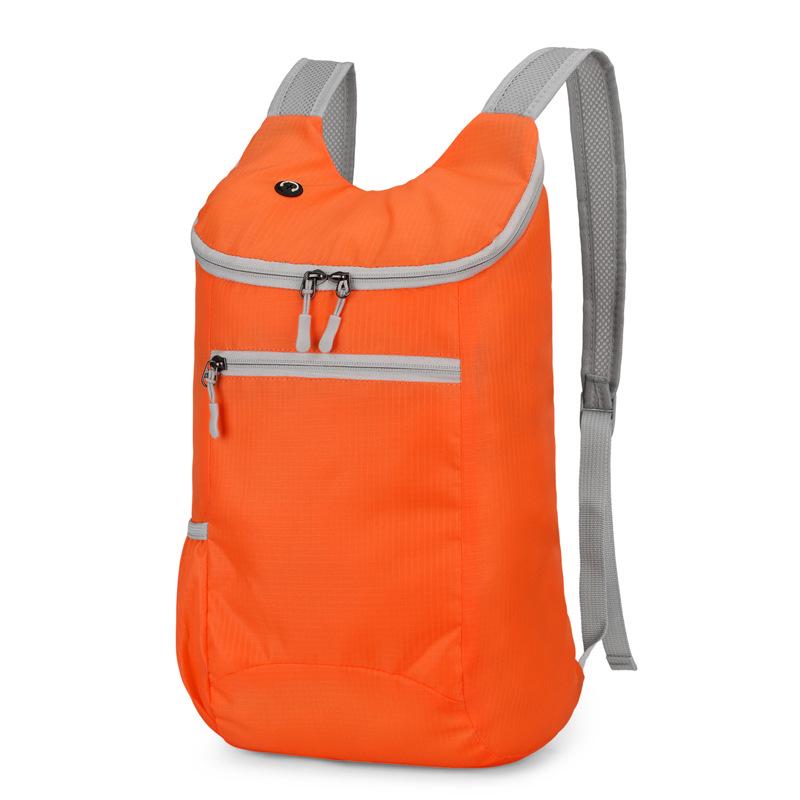 Tragbarer Outdoor Faltbarer Sportrucksack - Leichte Doppelschulter-Reisetasche und Schultasche; Option für individuelles Logo verfügbar.