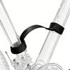Bike Carry Aid for Upstairs and Loading, PU Grip Handle with Frame Fastener for Common Adult Bikes, Black, Apartment Carry and Garage Storage Support