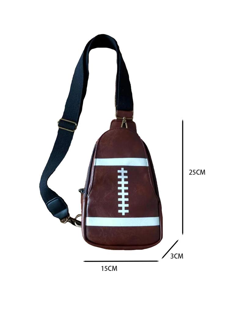 Azura Exchange Mini Rugby PU Crossbody Bag