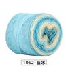 Section Dyed Rainbow Cake Color Gradient Hand-woven DIY Wool/Acrylic Blended Yarn for Clothing Scarf Hat
