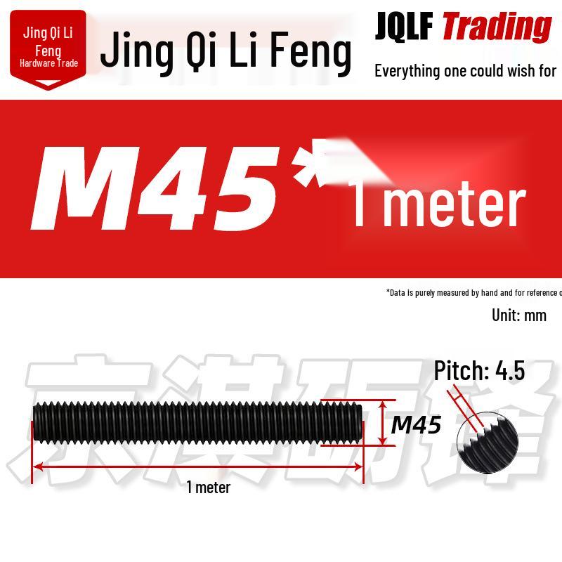 **High-Strength Threaded Rod M6-M48 | Grade 8.8/10.9/12.9 Full Thread Screw Bar**