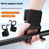 2Pcs Strength Workout Weightlifting Straps Black Wrist Strength Training Hooks  for Gym Training