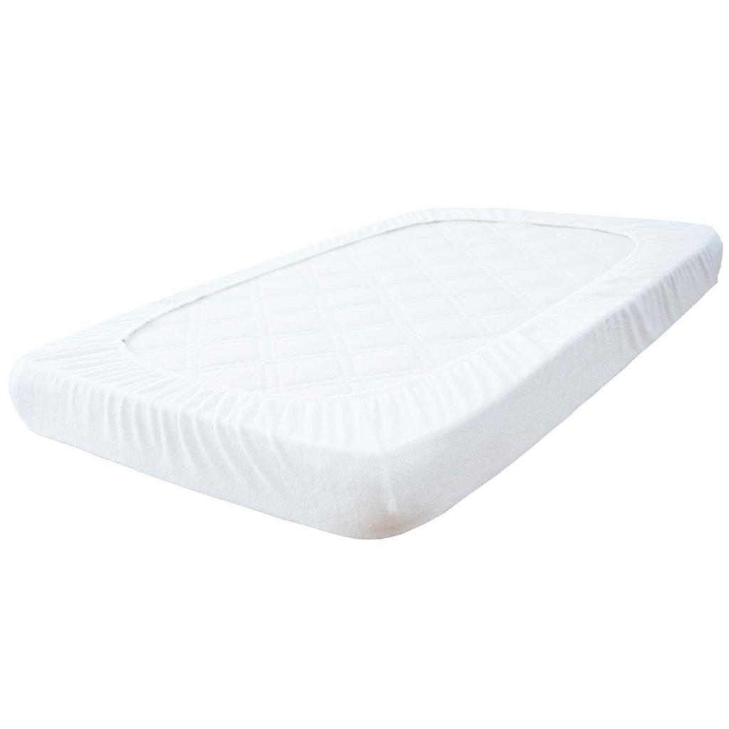 Maniflex Mani Baby Bright Cotton Fitted Sheet, Milky White, Made In Japan, W70 X D120 X H10cm