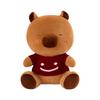 Cartoon Smiling Sweater Capybara Plush Toys Children's Birthday Gifts for Girls Home Pillows Car Ornaments