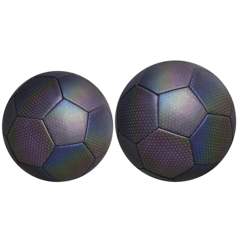 Glowing Soccer Balls for Night Game and Training, Glowing In The Dark Soccer Balls Size 4 Size 5 Reflective Football