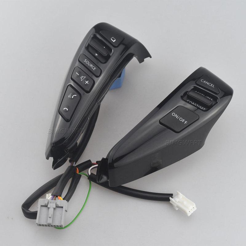 Steering Wheel Cruise Control Switch Audio Volume Button 25550-3DA6A For Nissan Sentra Livina Almera Cube Versa 2013-2015
