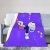 Cuphead and Mugman Blankets Flannel Decoration Cartoon Game Portable Warm Throw Blankets for Bed Car Bedspread