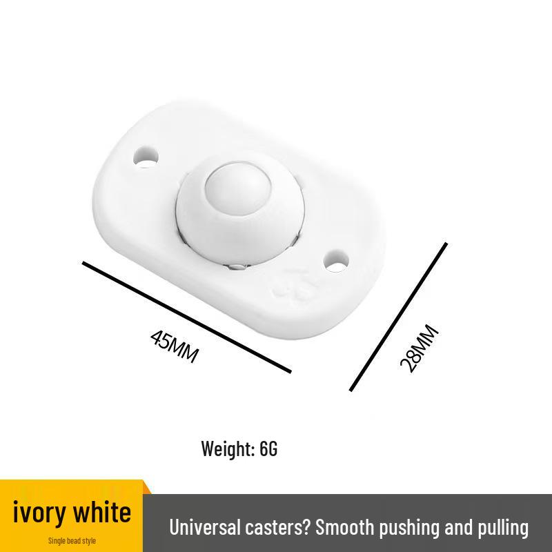 Universal Silent Rolling Caster Wheels - No-Drill Furniture Movers