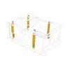 Acrylic Enclosure Box Cooling Fan for Orange Pi 3B Development Board Case Outer Shells with Cooling Fan Heat Sink