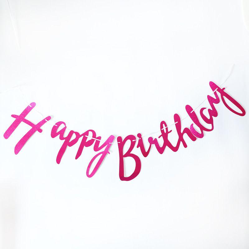 

Vibrant Happy Birthday Banner For Festive Party Decoration And Cheerful Celebration