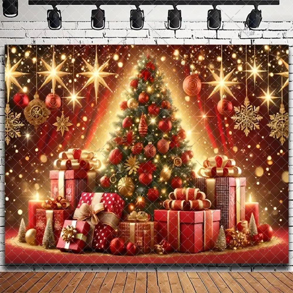 Merry Christmas Backdrop Santa Claus Xmas Fireplace Photography Background Home Family Party Decoration 2026 Xmas Photo Props313