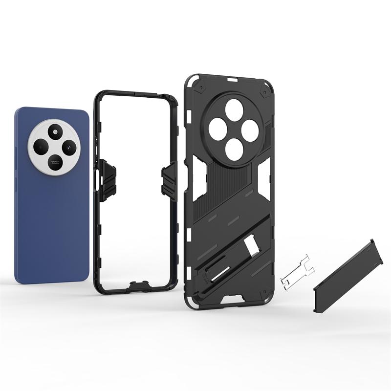 Phone Holder Case For Xiaomi Poco C75 Case Bumper Anti-knock Hard Armor Full Back Cover For Poco C75 Case For Poco C75 6.88 inch