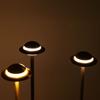 UFO Metal LED Table Lamp Rechargeable 3 Color Dimming Touch Metal Desk Lamp Bedside Office Study Reading Light
