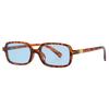 8065 Retro Square Sunglasses: Unisex Small Frame with Blue Light Blocking & Myopia Compatible