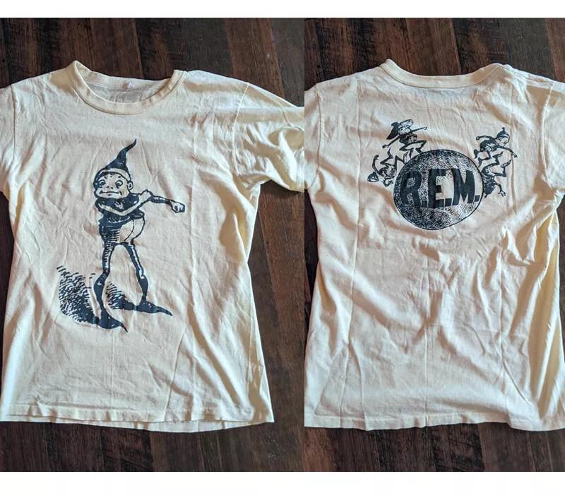 26 R.E.M. shirt REPRINT 1982 2 sided classic style T shirt Unisex. Unisex T-Shirt M