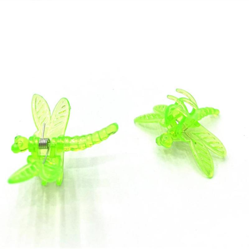 10pcs Dragonfly Clips Garden Orchid Plant Clamps Flowers Vine Support Fixed Stem Clasp Tied Bundle Branch Bonsai Decoration