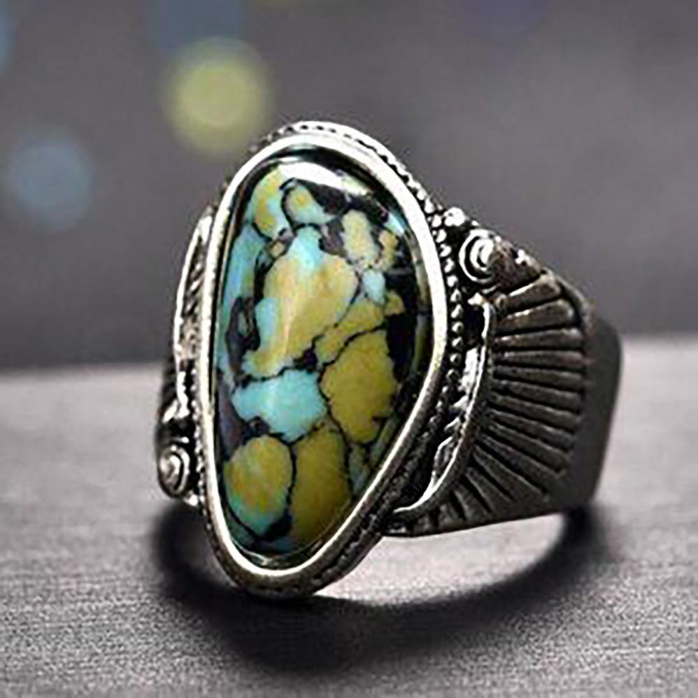 European and American Retro Men's Rings, Women's Fashionable and Versatile Light Luxury