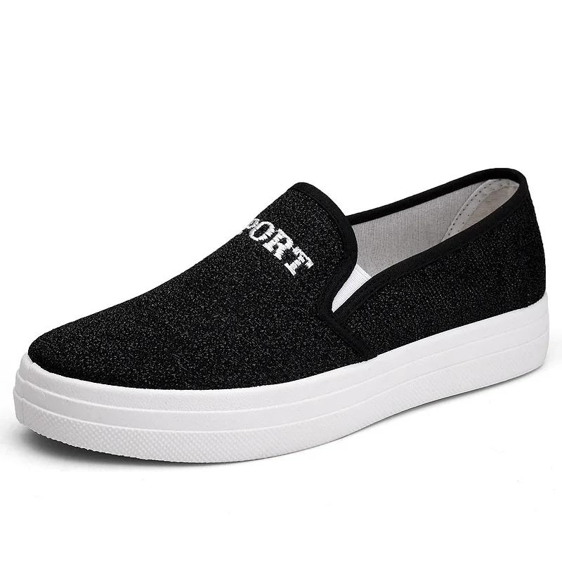 Fashion New Fashion Old Beijing Flat Shoes Spring and Autumn Leisure Lazy Student Canvas Shoes