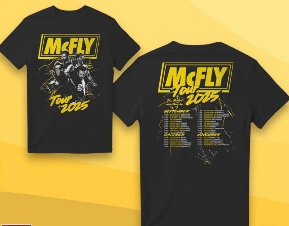 Mcfly Tour 2026 Unisex T-ShirtT-Shirt shirt L