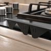 Stainless Steel Stove Gap Cover 4-Piece Set Kitchen Appliance Gap Filler Protector for Countertop and Stove Seam