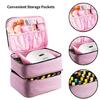 Organizer Bag Holds 30 Bottles NailPolish Storage Box Case with Handle Portable