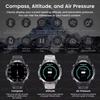 2026 HOT New T-REX3 SmartWatch 1000mAh Large Battery Durable Compass 10ATM Waterproof Tactics 170+Sport BT Call Smart Watch Men