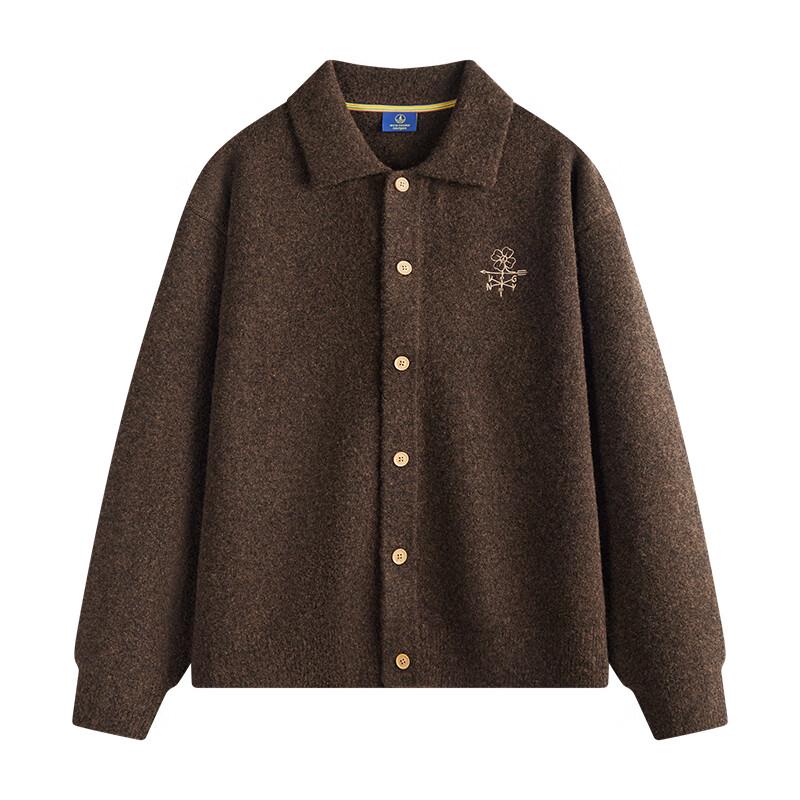 Unisex Wool Knit Cardigan Sweater