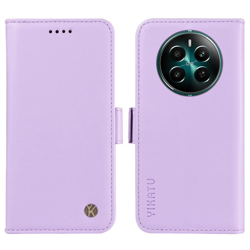 YIKATU YK-003 For Realme Narzo 70 5G/Narzo 70 Pro 5G/P1 5G/12 4G/12+ 5G Case Wallet Stand Leather Phone Cover Side Buckle