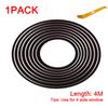 Car Side Window Seal Strip Rubber Weatherstrip Window Gap Filler Reduce Vibration Noise Insulation V Shape Seal Strips