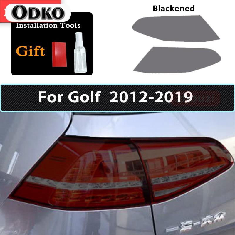 Car Headlight Protective Film For Volkswagen VW Golf 7 8 MK7 12-19 20- Car Tint Black Film Taillight Transparent TPU Sticker