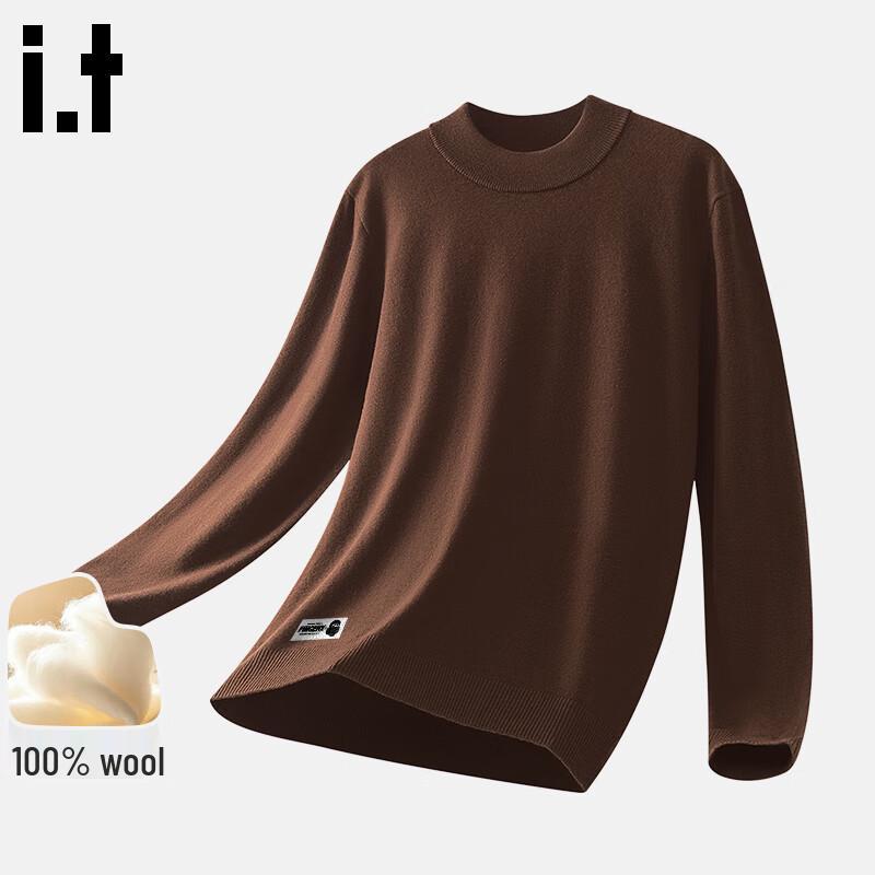 

Fingercroxx Мужская терморубашка из чистой шерсти, вязаная, с длинным рукавом 3XL