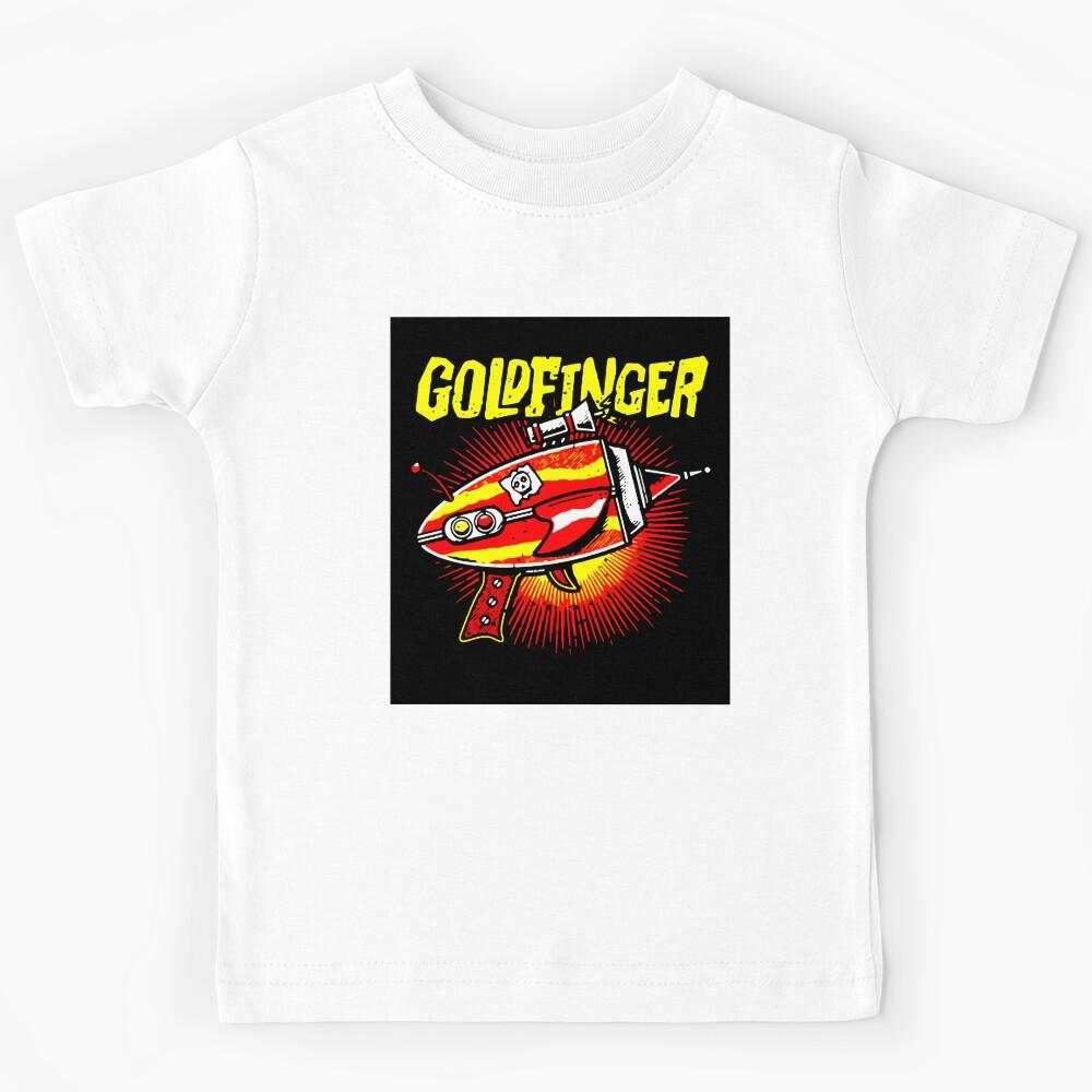 Golfinger Red Gun, Goldfinger Album   Kids T-Shirt 110