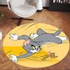 Tom I Jerry (32) Okrągły dywan biurowy Dekoracyjny dywan podłogowy do biura, sypialni, salonu i przestrzeni domowej
