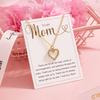 Women's Heart-shaped Necklace, Simple Gold Thin Chain Clavicle Necklace, Niche Design Heart Pendant Choker