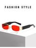 Fashion Punk Square Sunglasses Women Luxury Brand Small Frame Sun Glasses Female Rectangle Metal Mirror  Feminino