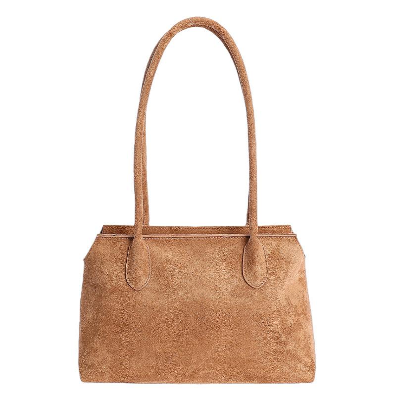 Korean Niche Design Briefcase Women's Bag 2025 New Retro Large-capacity Commuter Shoulder Bag Fashionable Underarm Bag