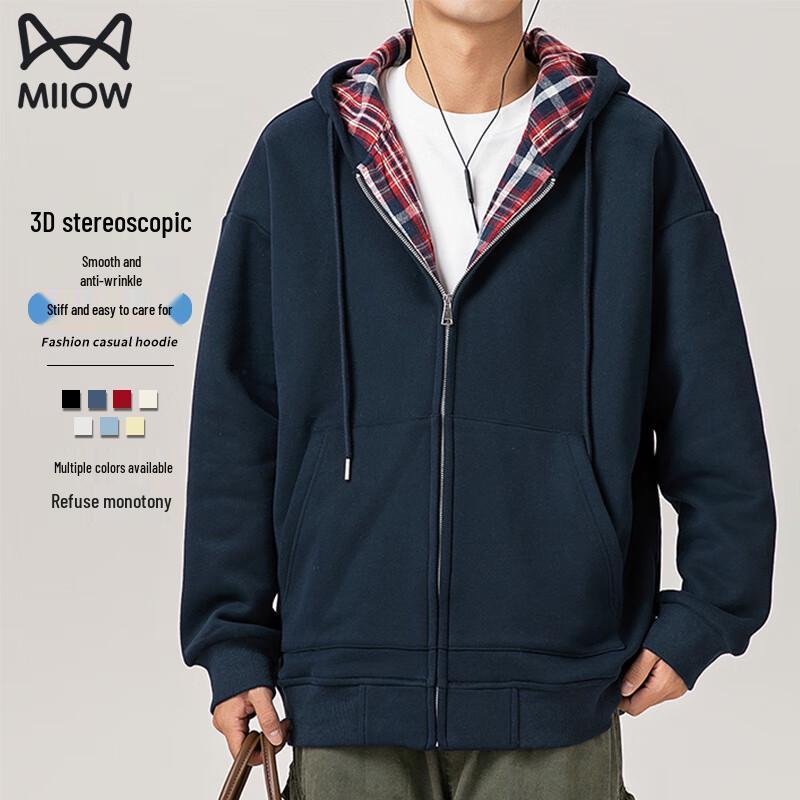 

Mao Ren Men s Versatile Casual Hooded Jacket L