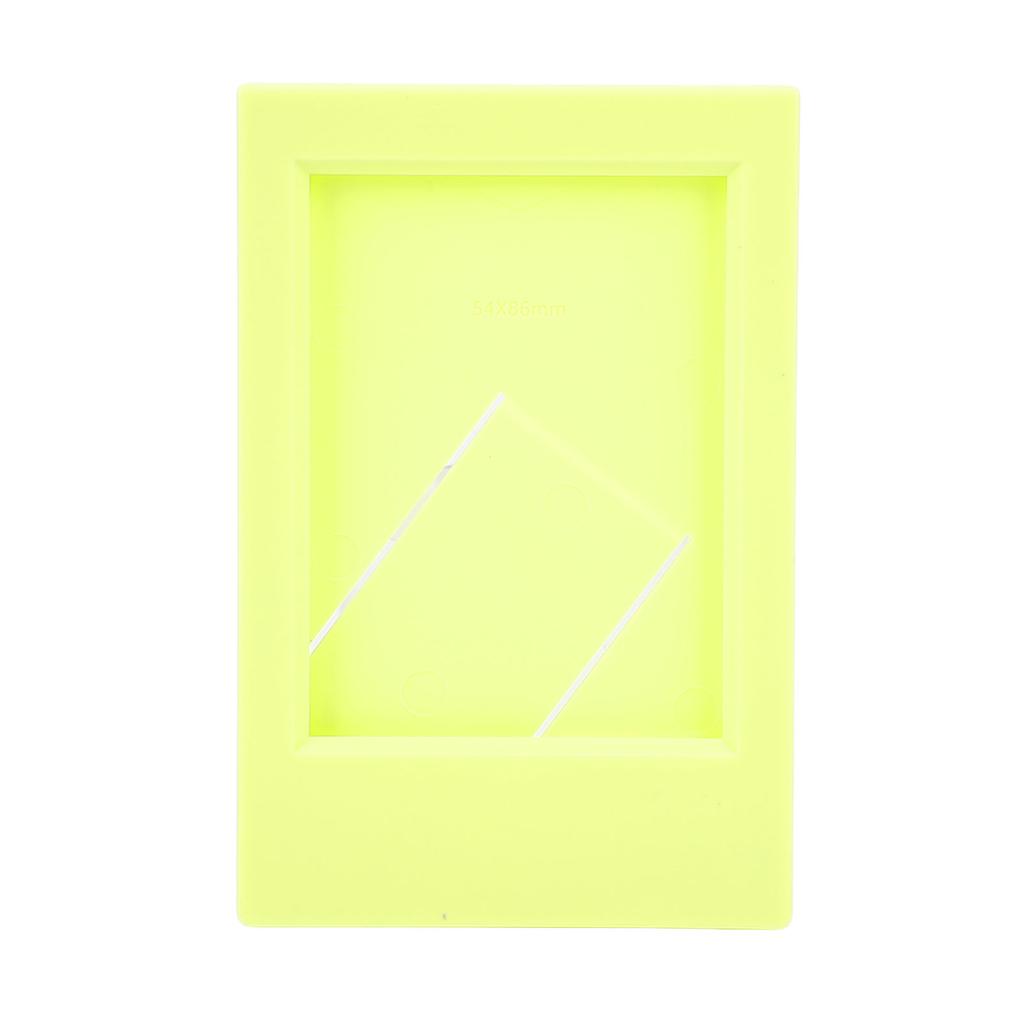 Photo Frame Plastic Rectangle Desktop Classical Stand Picture Frame for for 3in Photos