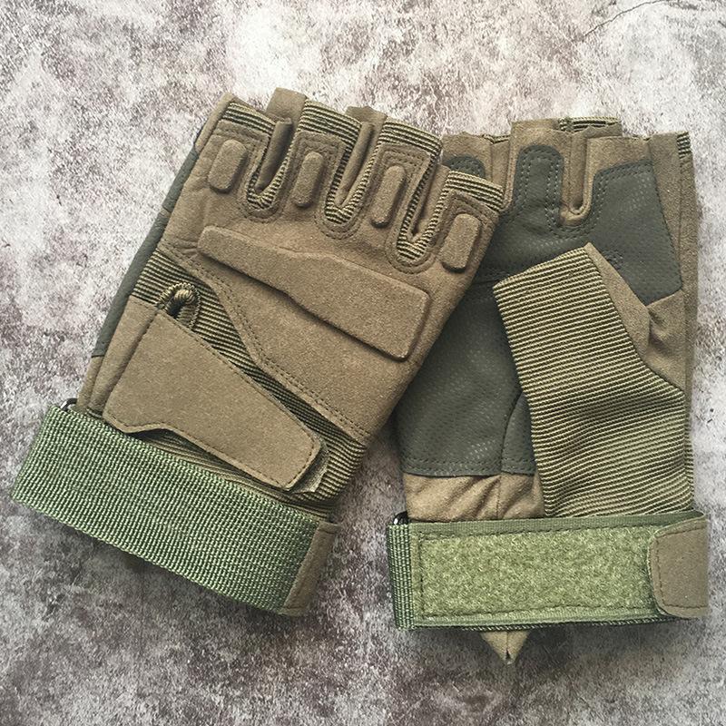 Men's Boxing Special Forces Training Physical Fitness Outdoor Cycling Sports Anti slip Half Finger Tactical Gloves